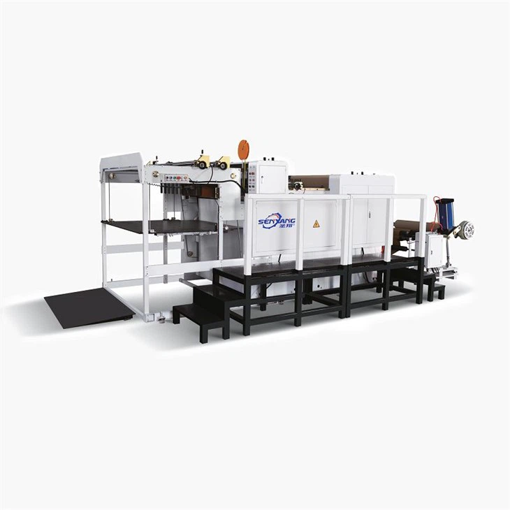 Pappersark skärmaskin